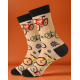 Mens fun Bike pattern socks in a gift box