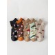 Ladies Socks with fun mushroom design in a gift box