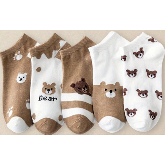 Ladies cute Bear Socks in a Gift Box