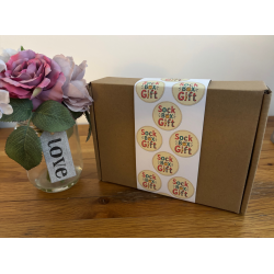 Bee Gift Box containing Bee Socks, Bee Keyring, Bee flower seeds