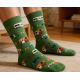 Three Pairs Men's Socks, camper van pattern Mid-Calf Socks