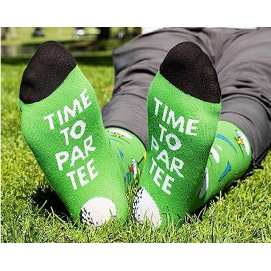 Mens Novelty Goft Socks and Keyring in a Gift Box