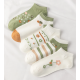 Ladies floral green Socks in a Gift Box