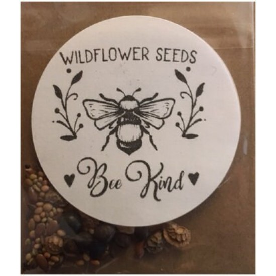 Bee Gift Box containing Bee Socks, Bee Keyring, Bee flower seeds