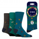 Mens RHS Gentle Grip Socks Jacquard Insects