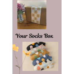 Cute Ladies Spotty Socks in a Gift Box