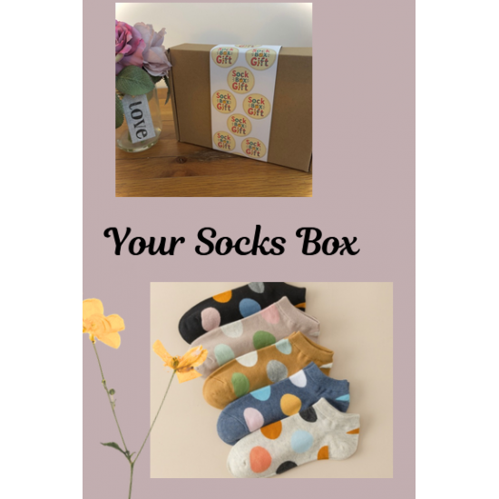 Cute Ladies Spotty Socks in a Gift Box