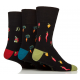 Mens RHS Gentle Grip Socks Jacquard Vegetables